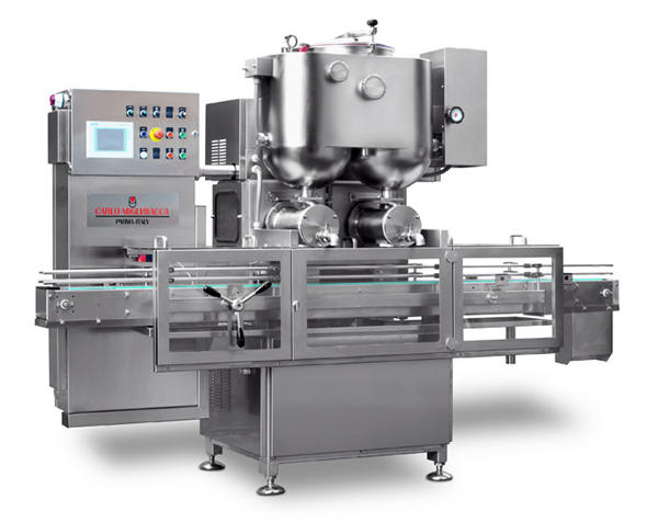 ડબલ હેડ્સ અર્ધ-Jamટોમેટિક ફળ જામ ફિલિંગ મશીન 