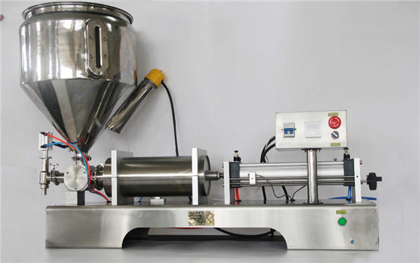 શુદ્ધ વાયુયુક્ત અર્ધ-સ્વચાલિત ફળ જામ ભરવાનું મશીન