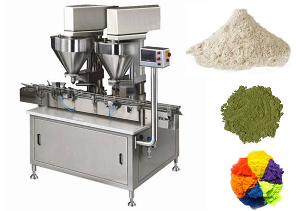 આપોઆપ 2 હેડ પાવડર ભરવાનું મશીન