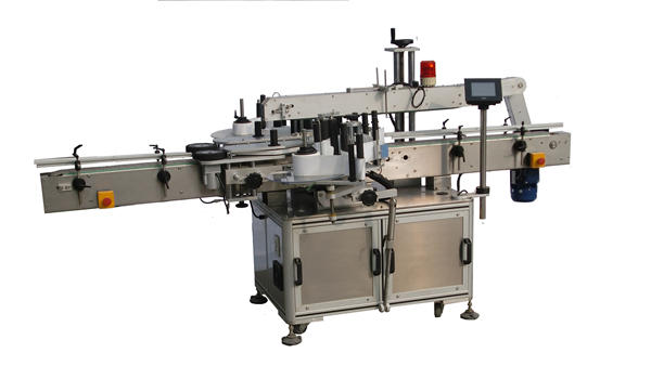 શેમ્પૂ માટે પ્લાસ્ટિક બોટલ ડબલ સાઇડ્સ લેબલિંગ મશીન